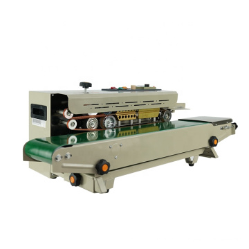 household automatic commercial  bottle induction continuous band mini plastic film sealer machine